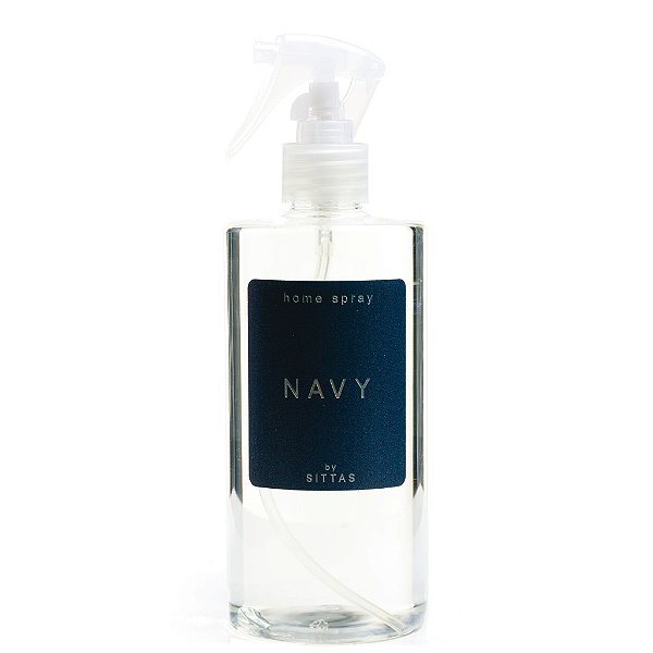 Aromatizador de ambientes Navy com fragrância Sittas Embalagem plástica transparente 500ml