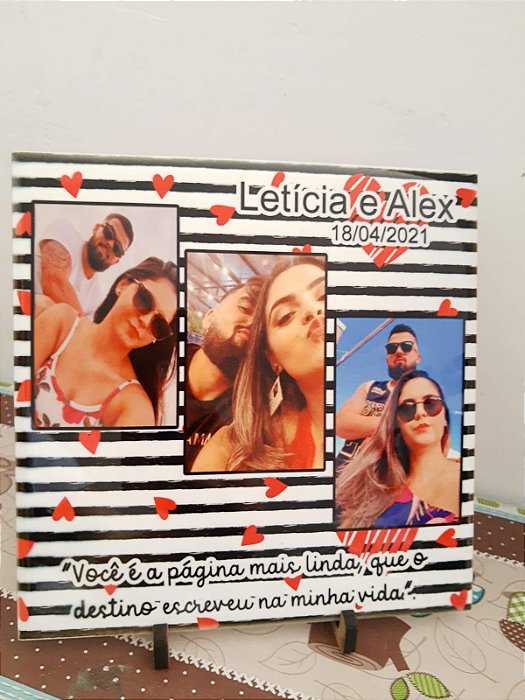 Azulejo Personalizado - Tamanho 15x15cm