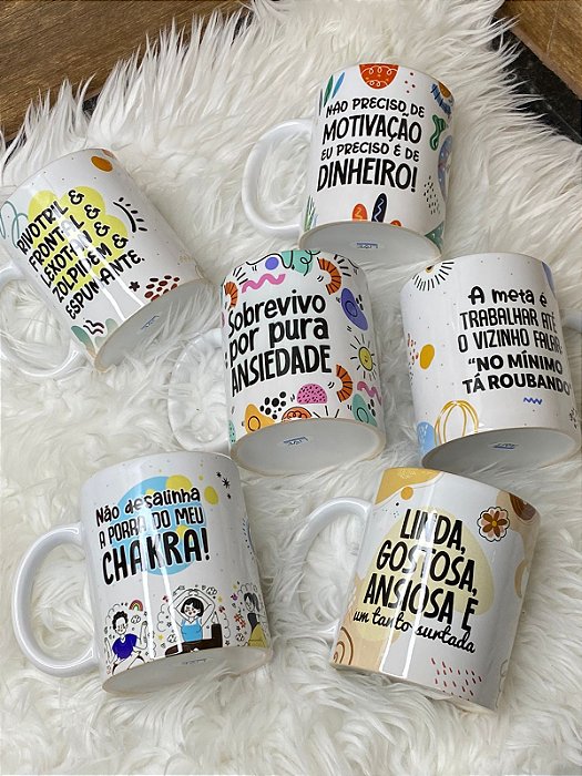 Caneca "Coleção Estressadinhas"