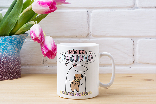 Caneca Flork" Mãe de Doguinho "