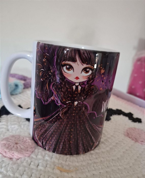 Caneca Porcelana - Wandinha
