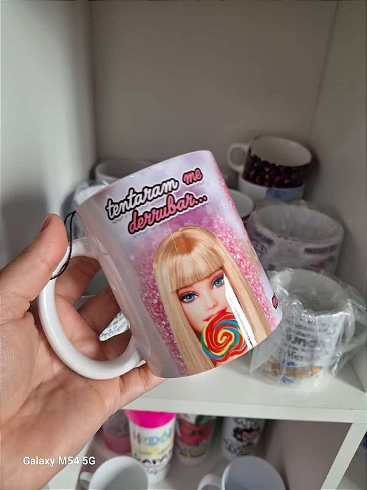 Caneca Porcelana - Barbie Butterfly