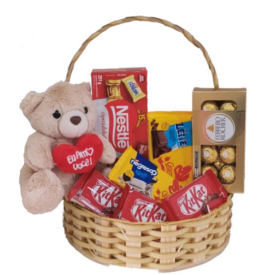 Cesta Urso + Chocolates