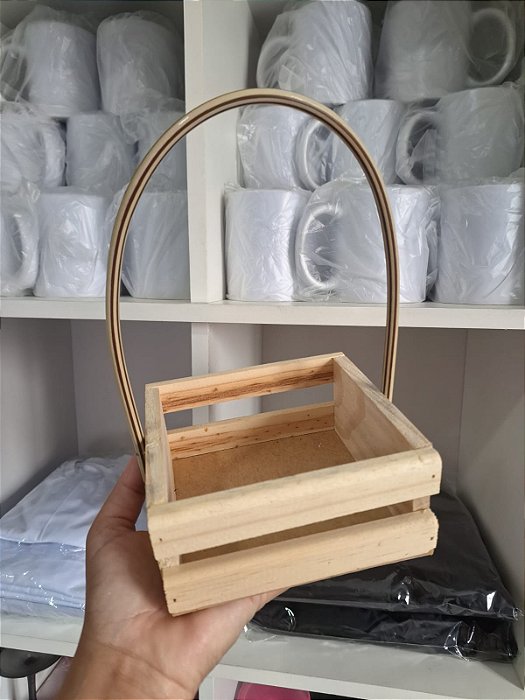 Insumos Artesão - Cestinha Quadrada P