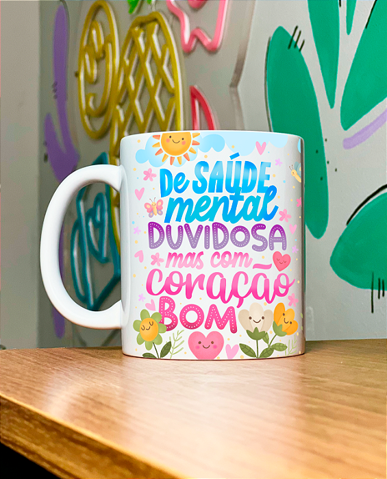 Caneca De saúde mental duvidosa