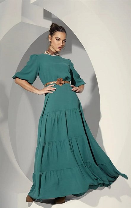 VESTIDO LONGO FLOWER
