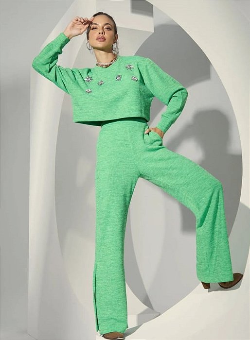 CONJUNTO MOLETOM BORDADO