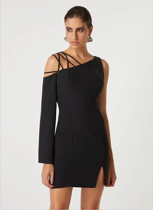 VESTIDO CURTO TIRAS