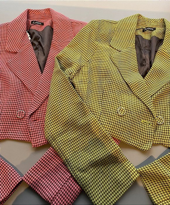 BLAZER CROPPED XADREZ