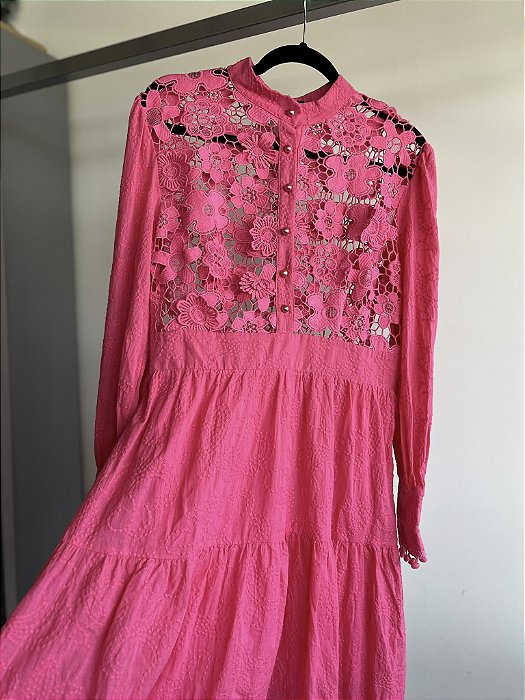 VESTIDO RENDA C/ FAIXA
