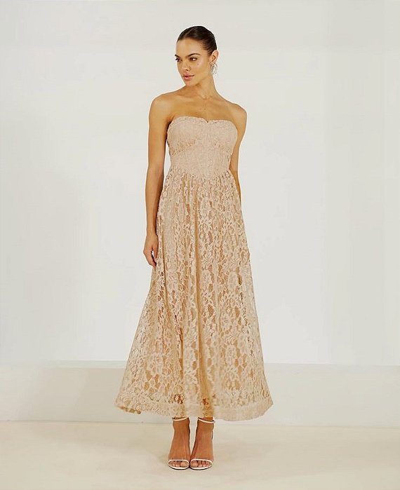 VESTIDO CORSELET RENDA