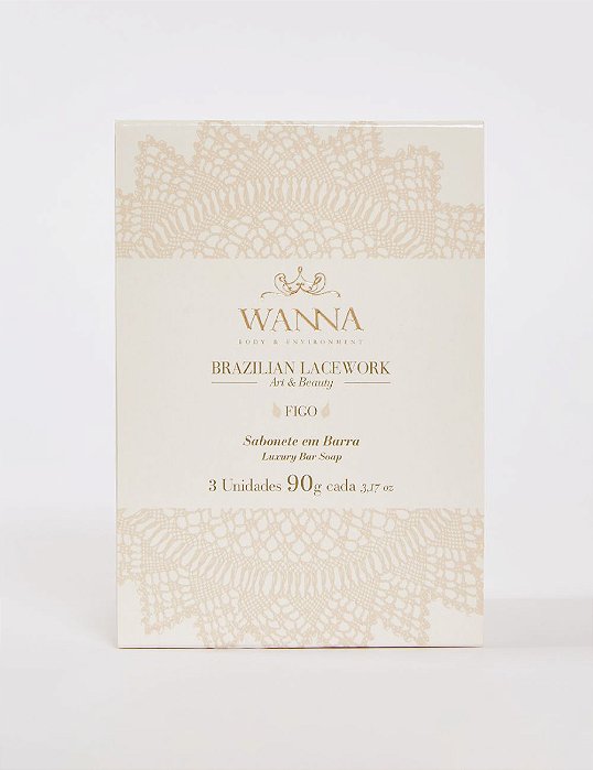 Wanna Body & Home Kit Com 3 Sabonetes Em Barra Brazilian Lacework - 90g