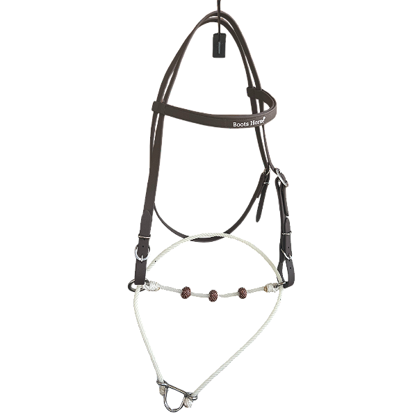 Cabresto (com cabeçada) de silicone e peia para treinamento - Várias Cores