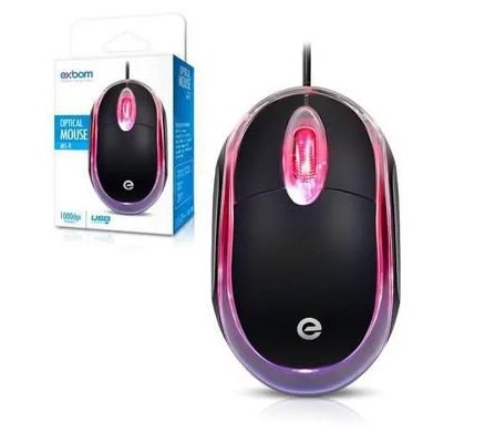 Mouse com fio exbom MS-9
