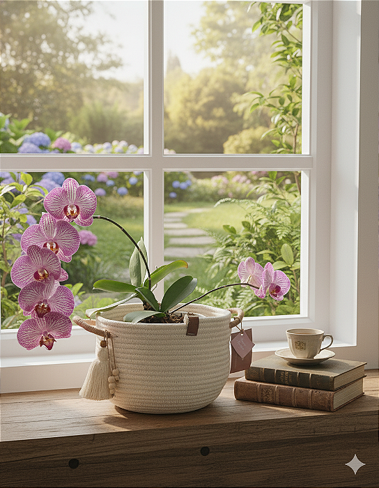 Cesto P Organizador de Corda de Algodão - Artesanal e Sustentável