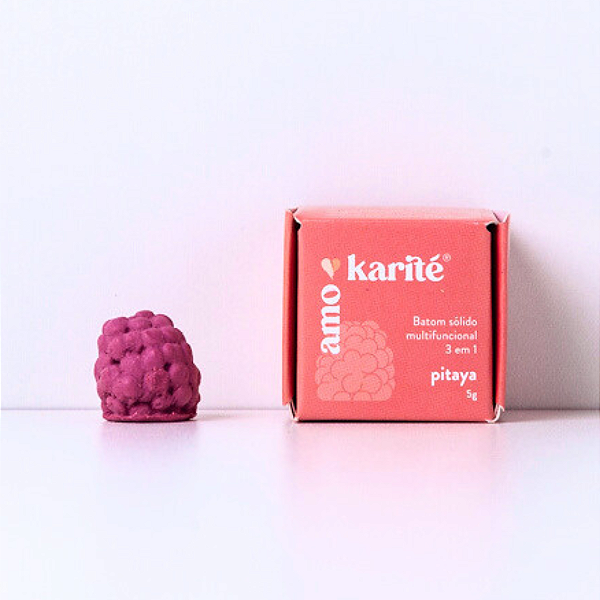 Batom Sólido Multifuncional 3 em 1 - Pitaya