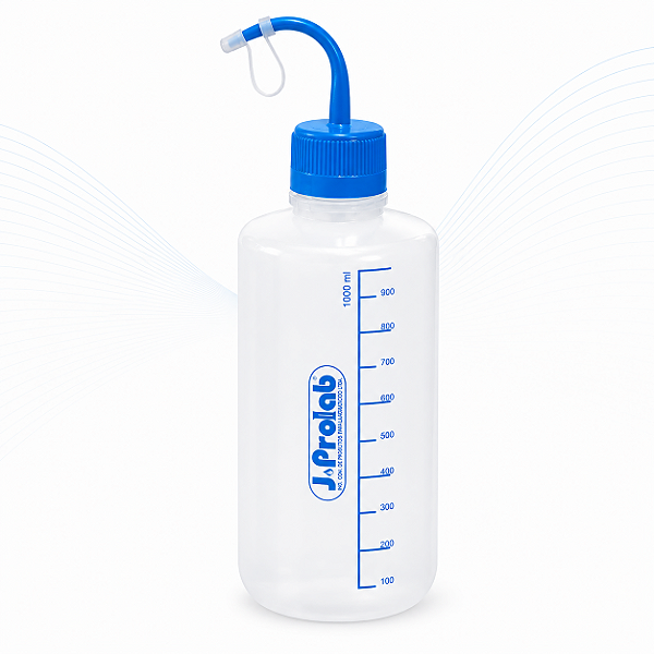 Pisseta 1000 mL em Polietileno com Silk-Screen – J.Prolab