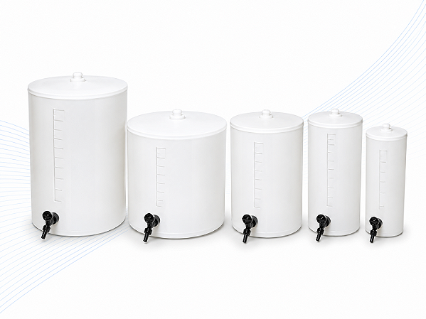 Barrilete em PVC 50 Litros Natural – J.Prolab
