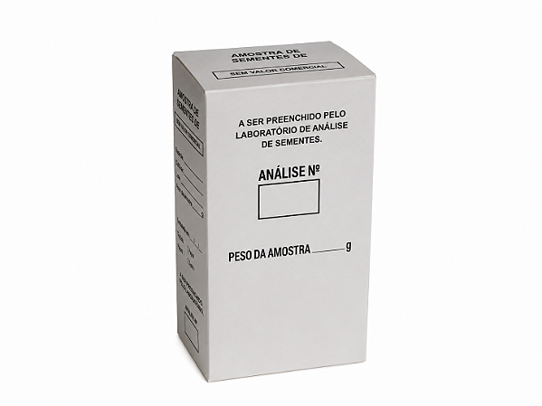 Caixa para Amostra de Sementes 500 g – Pacote com 500 Unidades – J.Prolab
