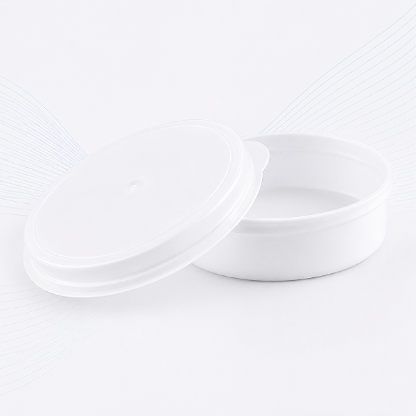 Coletor em Polipropileno 10 mL Branco Leitoso sem Montar com Tampa de Pressão – Pacote com 1.000 Unidades – J.Prolab