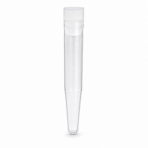 Tubo Graduado com Tampa 12 mL em Polipropileno (PP) Transparente