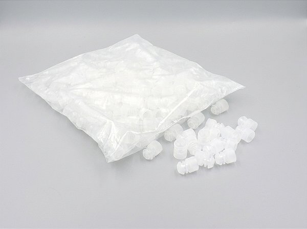 TAMPA P/ TUBO 12 ML NATURAL - PACOTE COM 1000 UNIDADES
