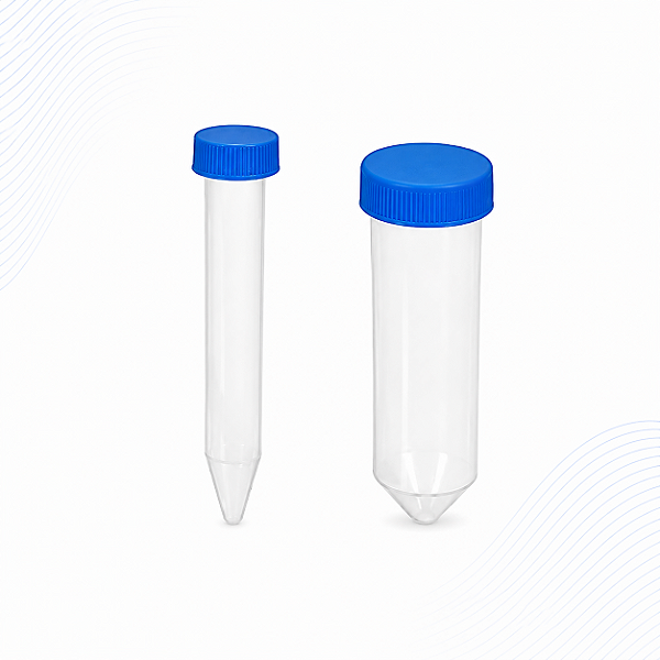 Tubo Tipo Falcon 50 mL em Polipropileno – Pacote com 40 Unidades – J.Prolab