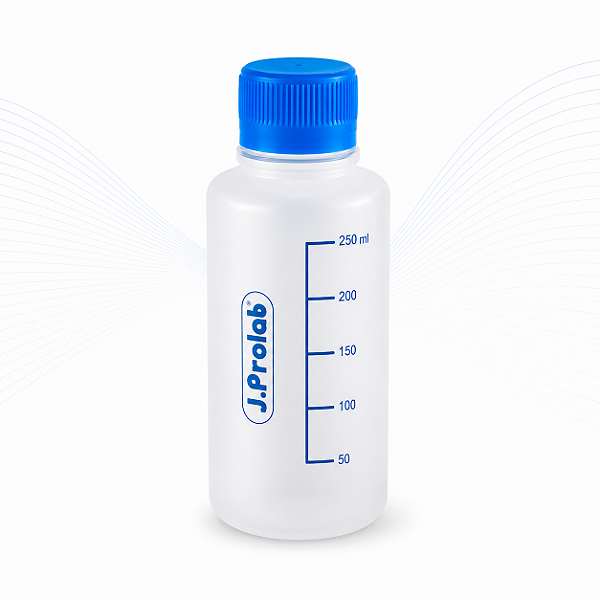 Frasco para Reagentes 250 mL Graduado Silk-Screen com Selo – J.Prolab