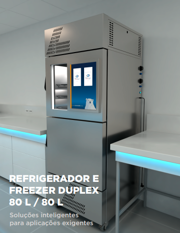 Refrig E Freezer Duplex 80L/80L-Pv Temp Refr 2'C A 8'C / Freez 0'C A -20'C