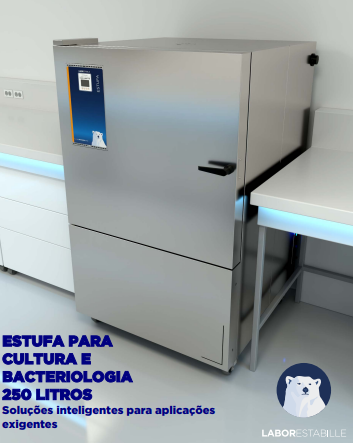 Estufa P/ Cult Bacte 250L C/Circulacao De Ar Temp Amb +7'C Ate 60'C 220V