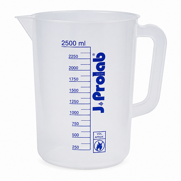 Jarra Graduada 2500 mL com Silk-Screen – J.Prolab
