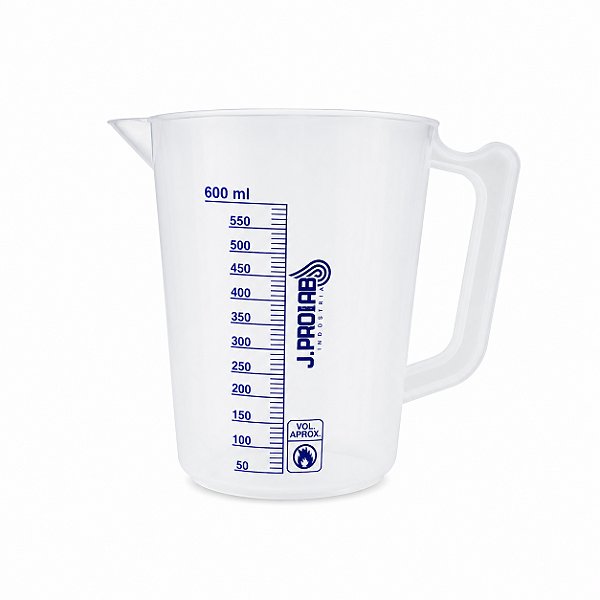 Copo de Becker Graduado em Silk com Alça 600 mL J.Prolab