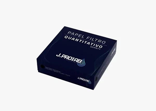 Papel Filtro Qualitativo JP 42 Faixa Azul 33 cm Filtração Lenta - J.Prolab