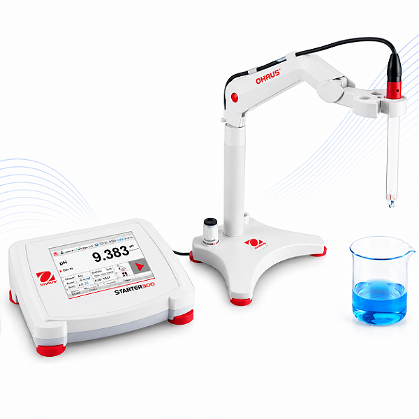 Medidor de pH de Bancada Touch ST5000-F com Eletrodo ST350 3 em 1 - OHAUS