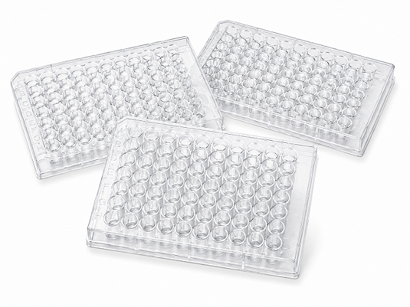 Placa para ELISA com 96 Poços Fundo Plano e Superfície TCT - Corning