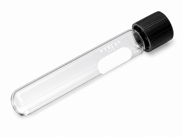 Tubo de cultivo com marcação e tampa de rosca fenólica Pyrex - Corning