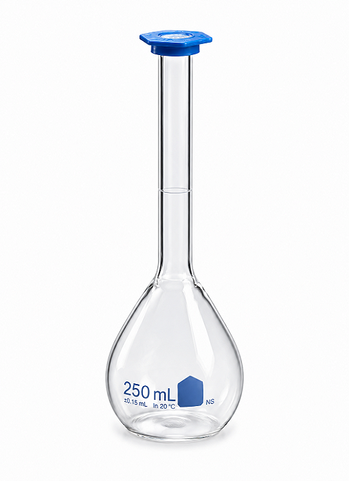 Balão Volumétrico Classe B com tampa de PE - Pyrex - Corning