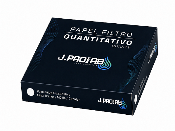 Papel Filtro Quantitativo JP 40 Quanty Faixa Branca – J.Prolab