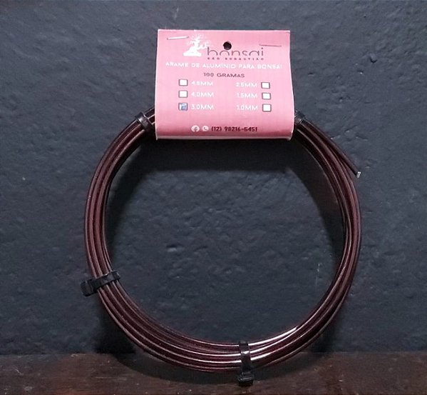 04 -Arame de alumínio 100gramas 3,00mm