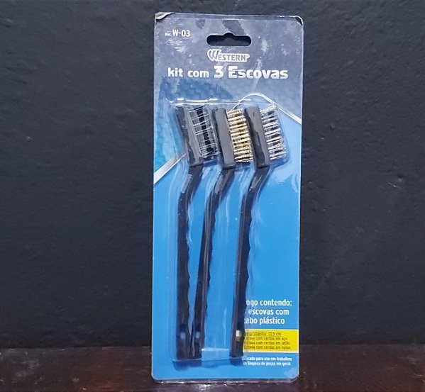 19- Conjunto de escovas de aço