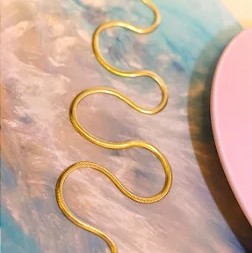 Colar Mel Choker Snake Fina