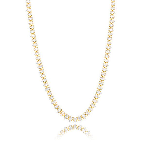 Colar Riviera Iza Zirconias Cristais