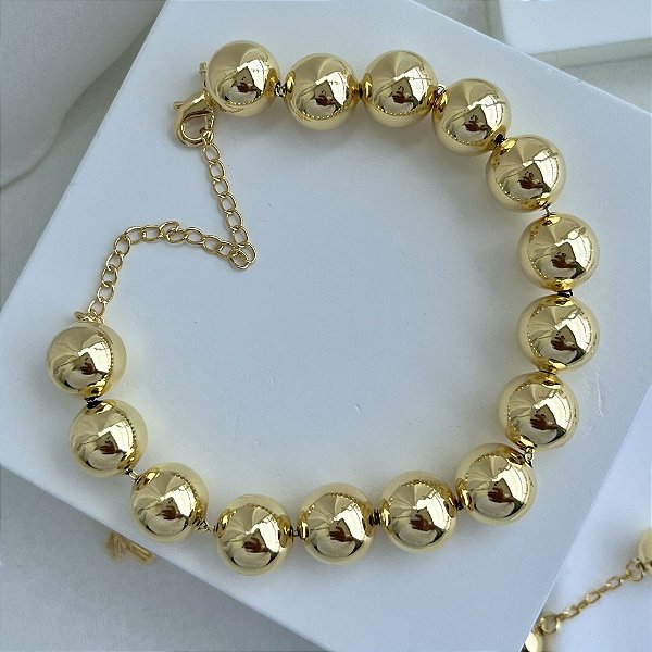 Pulseira Thais feito de esferas de 10mm