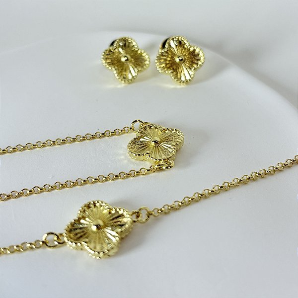Conjunto Virginia Trevo em Relevo
