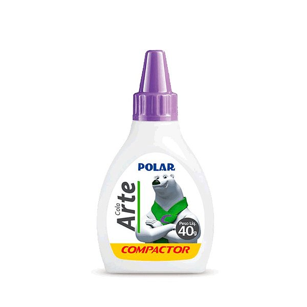 Cola líquida transparente polar arte 40gr Compactor