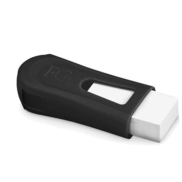 Apontador com borracha Fc mix black neon Faber Castell