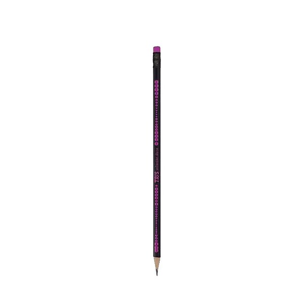 Lapis Preto Hb Com Borracha Collection Tris