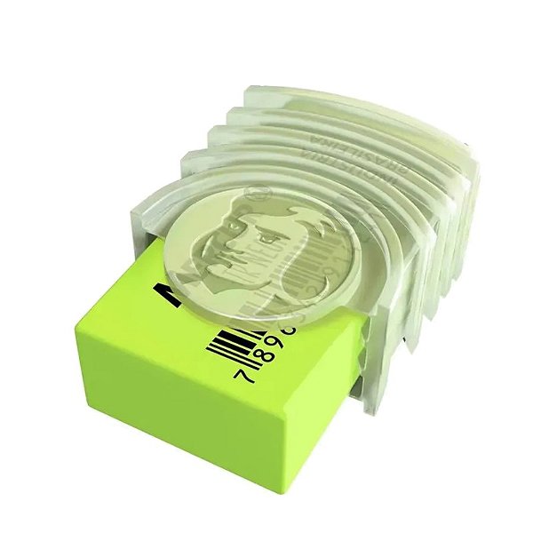 Borracha TR neon com capa protetora Mercur