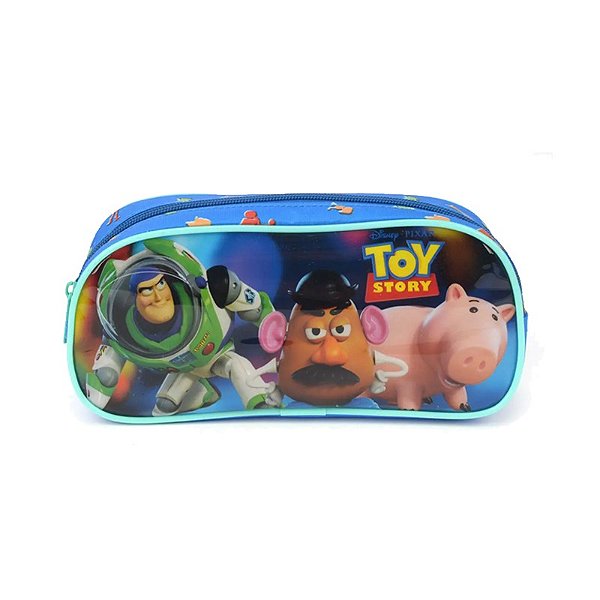 Estojo Simples Toy Story Verde Luxcel