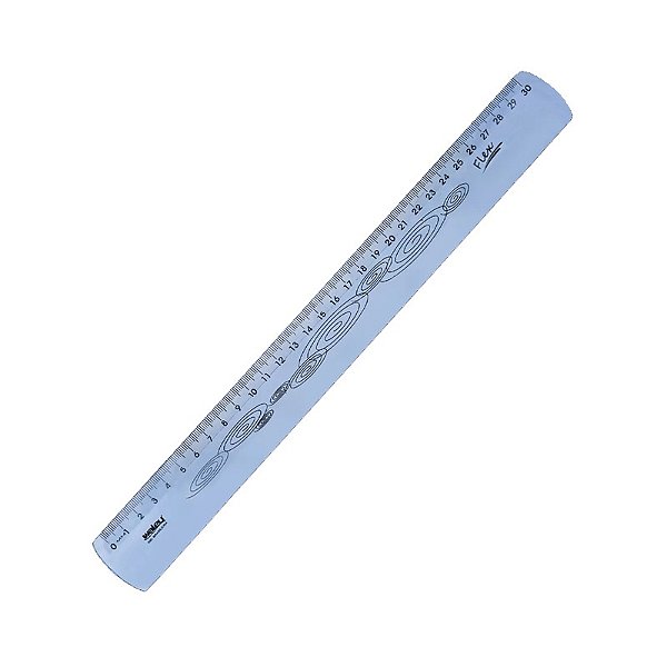 Règle graduée flexible plastique